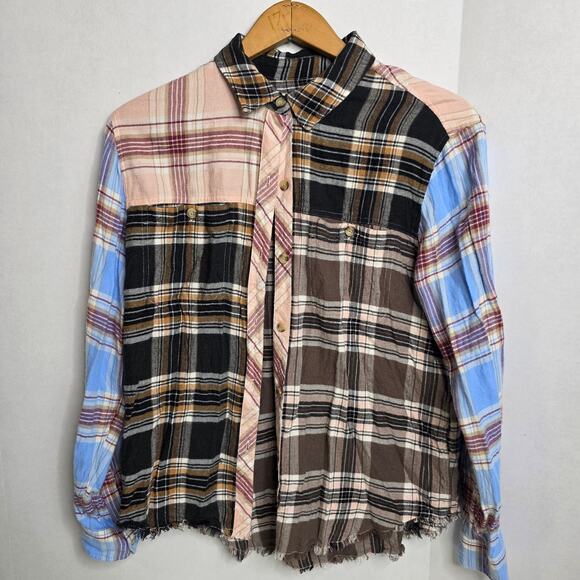 Rails, Brando Checked Shirt in Chelsea Plaid, Long Sleeve, Blue Pink Black - Picture 1 of 7
